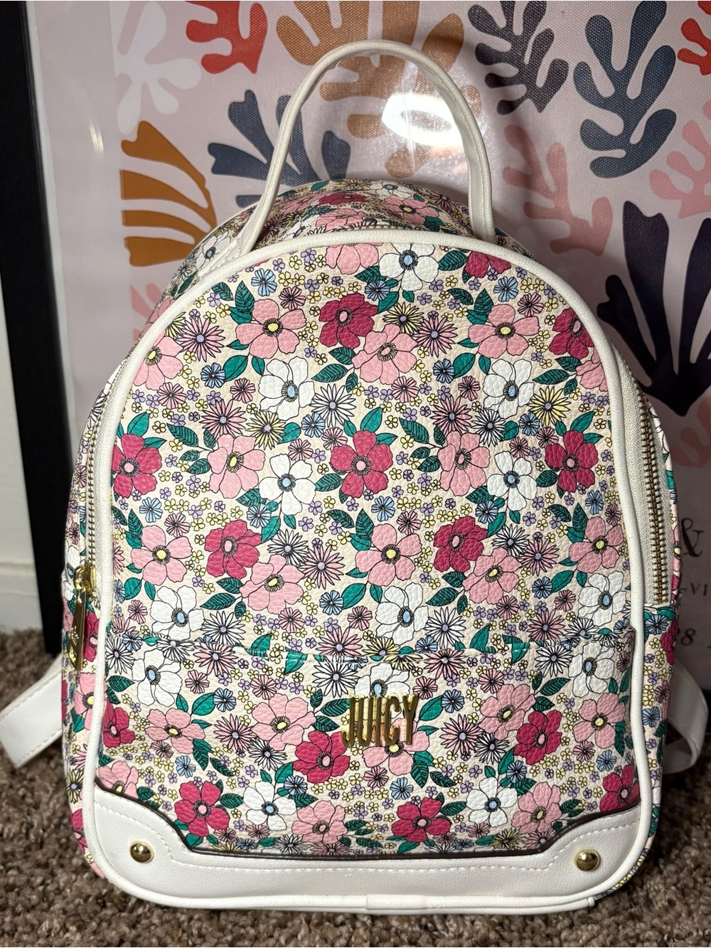 Juicy Couture Floral Mini Backpack